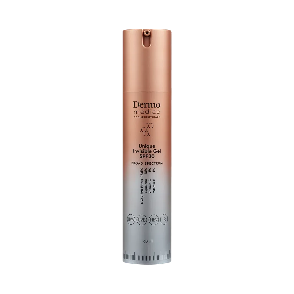 Солнцезащитная сыворотка для лица Dermomedica Unique Invisible Gel SPF 30, гелевая, 60 мл