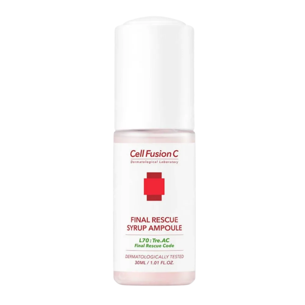 Ампула для лица Cell Fusion C Final Rescue Syrup Ampoule, успокаивающая, для чувствительной кожи, 30 мл