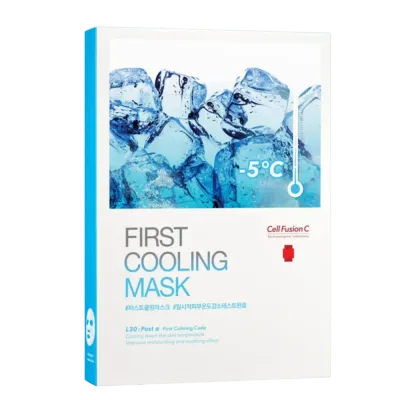 Гидрогелевая маска для лица Cell Fusion C Post Alpha First Cooling Mask охлаждающая, для раздражённой кожи, 1 шт