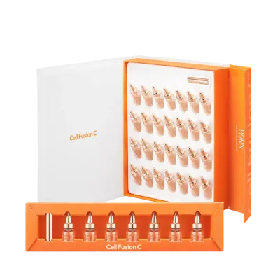 Ампулы для лица Cell Fusion C Salmon PDRN Ampoule, с полинуклеотидами лосося, 28 шт