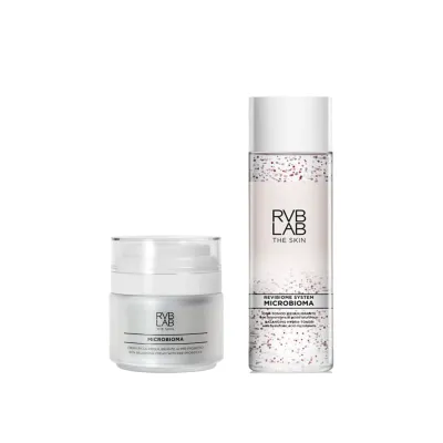 Набор для лица RVB LAB The Skin Microbioma: крем Rich Cream и тонер Rebalancing Hydra-Toner