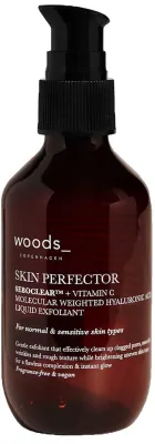 Отшелушивающий лосьон-тоник Woods Copenhagen Skin Perfector Seboclear с витамином C, для чувствительной кожи, 100 мл