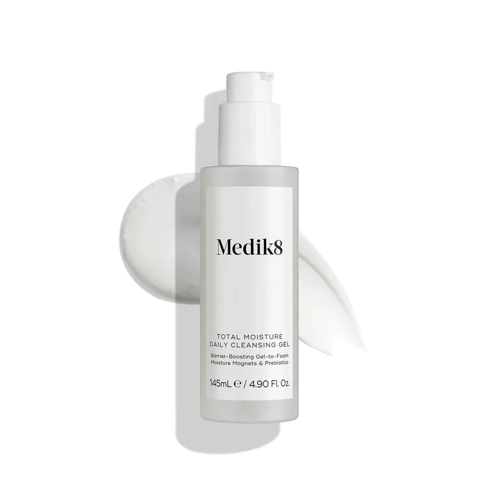 Гель для умывания Medik8 Total Moisture Daily Cleansing Gel, увлажняющий, с пребиотиками, 145 мл