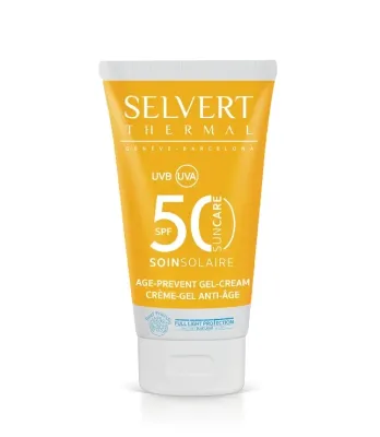 Солнцезащитный гель-крем для лица Selvert Thermal Sun Care Age-Prevent Gel Cream SPF 50, 50 мл