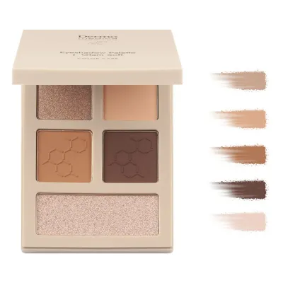 Палетка теней Dermomedica Color Care Eyeshadow Palette, оттенок Glam Soft, 6,5 г
