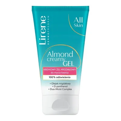 Кремовый гель для умывания Lirene Almond Creamy Gel миндальный, 150 мл