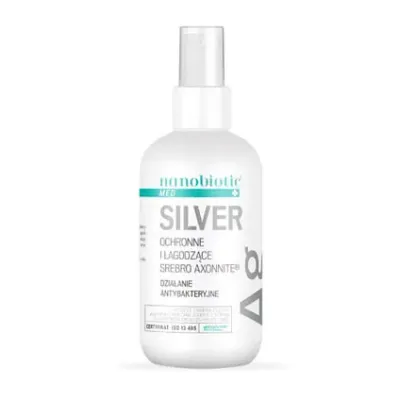 Спрей для кожи Nanobiotic Med Silver, защитный и очищающий, 150 мл