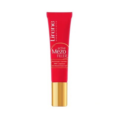 Крем для кожи вокруг глаз и губ Lirene Active Mezo Filler 60+ 70+ подтягивающий, с пептидами, 15 мл