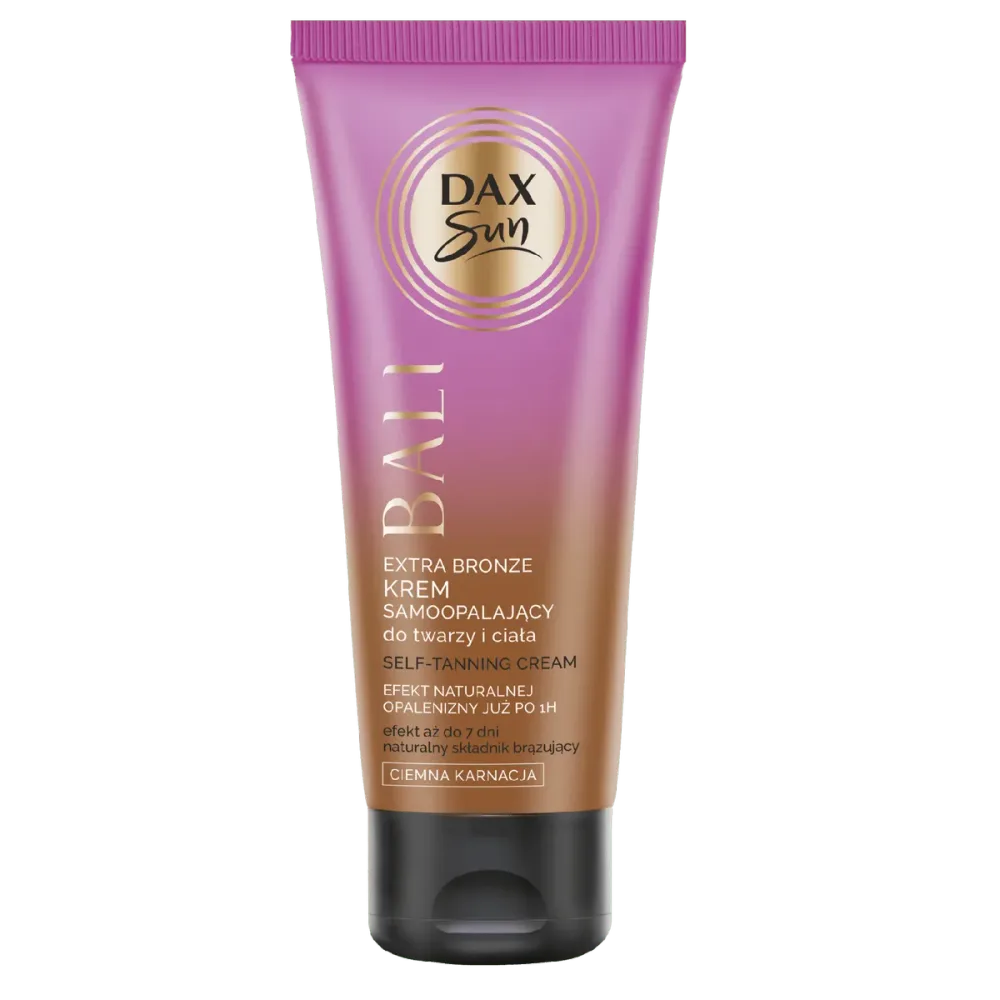 Крем-автозагар для лица и тела Dax Sun Bali Extra Bronze интенсивный тёмный загар, 75 мл