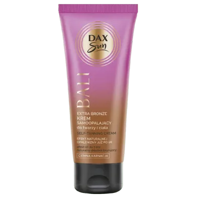 Крем-автозагар для лица и тела Dax Sun Bali Extra Bronze интенсивный тёмный загар, 75 мл