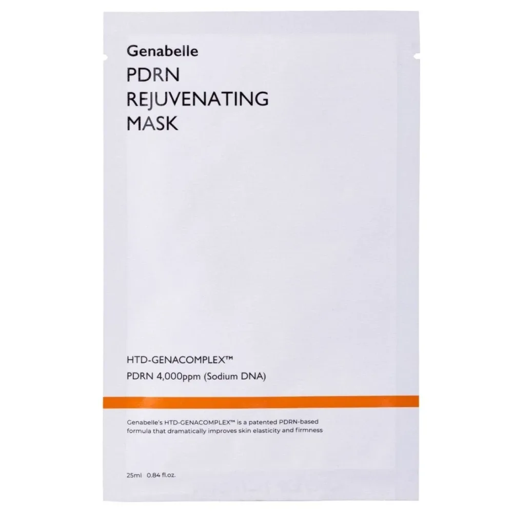 Тканевая маска для лица Genabelle PDRN Rejuvenating Mask восстанавливающая, с PDRN, 5 шт