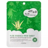 Тканевая маска для лица Esfolio Pure Skin Aloe Essence Mask с алоэ, для чувствительной кожи, 10 шт — фото 2