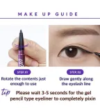 Карандаш для глаз Missha Ultra Powerproof Pencil Eyeliner гелевый, автоматический, оттенок чёрный, 0,2 г — фото 2