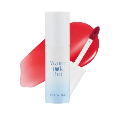 Тинт для губ Cat's Lab Water Tok Tint, влажный блеск, оттенок Cherry Coke, 2,3 г