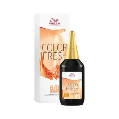 Тонер для волос Wella Professionals Color Fresh, без аммиака, демиперманентный, 75 мл, оттенок 6/0