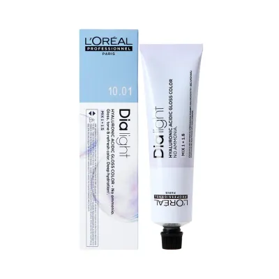 Полуперманентная краска L'Oreal Professionnel Dia Light, с кислым pH, 60 мл, оттенок 10.01