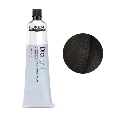 Полуперманентная краска L'Oreal Professionnel Dia Light, с кислым pH, 60 мл, оттенок 5.11
