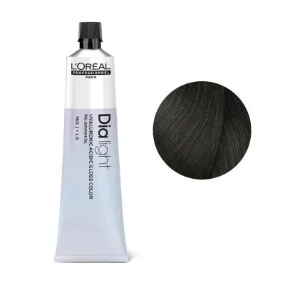 Полуперманентная краска L'Oreal Professionnel Dia Light, без аммиака, с кислым pH, 60 мл, оттенок 5.07