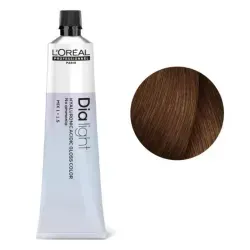 Полуперманентная краска L'Oreal Professionnel Dia Light, без аммиака, с кислым pH, 60 мл, оттенок 6.45