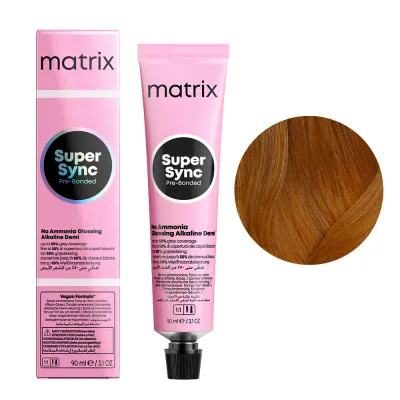 Тонер для волос Matrix Super Sync Pre-Bonded, 90 мл, оттенок Pre-Bonded, krem do koloryzacji ton w ton, 6WN/6.034