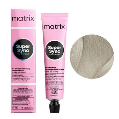 Тонер для волос Matrix Super Sync Pre-Bonded, 90 мл, оттенок Pre-Bonded, krem do koloryzacji ton w ton, 11A/11.1