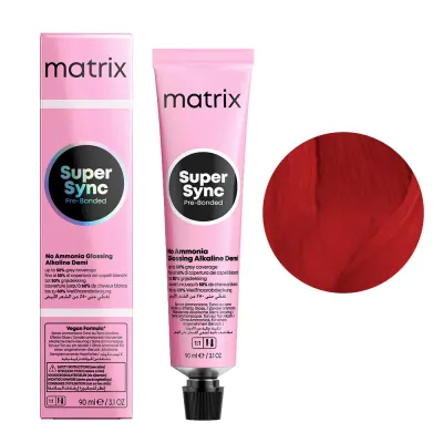 Тонер для волос Matrix Super Sync Pre-Bonded, 90 мл, оттенок 7RR