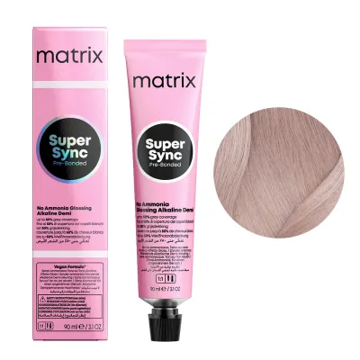 Тонер для волос Matrix Super Sync Pre-Bonded, 90 мл, оттенок Pre-Bonded, krem do koloryzacji ton w ton, 11V/11.2