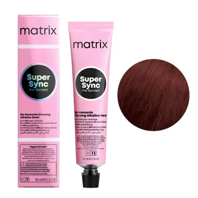 Тонер для волос Matrix Super Sync Pre-Bonded, 90 мл, оттенок Pre-Bonded, krem do koloryzacji ton w ton, 6RB/6.65