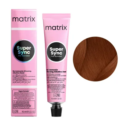 Тонер для волос Matrix Super Sync Pre-Bonded, 90 мл, оттенок Pre-Bonded, krem do koloryzacji ton w ton, 6CG/6.43