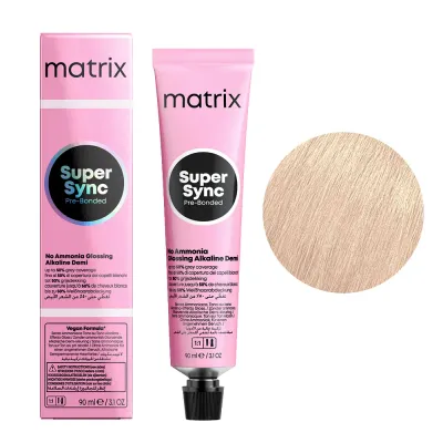 Тонер для волос Matrix Super Sync Pre-Bonded, 90 мл, оттенок Pre-Bonded, krem do koloryzacji ton w ton, 9GV/9.32