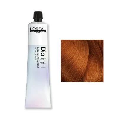 Полуперманентная краска L'Oreal Professionnel Dia Light, с кислым pH, 50 мл, оттенок koloryzacja ton w ton o odczynie kwasowym, 8.43
