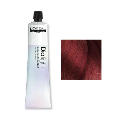Полуперманентная краска L'Oreal Professionnel Dia Light, с кислым pH, 50 мл, оттенок koloryzacja ton w ton o odczynie kwasowym, 6.66