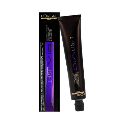 Полуперманентная краска L'Oreal Professionnel Dia Light, с кислым pH, 50 мл, оттенок krem koloryzujący ton w ton, 6.66 Carmilane