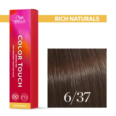 Тонирующий крем для волос Wella Professionals Color Touch Rich Naturals, без аммиака, 60 мл