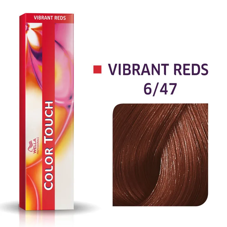 Тонирующий крем для волос Wella Professionals Color Touch, без аммиака, 60 мл, оттенок 6/47