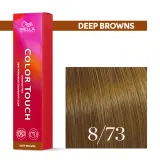 Тонирующий крем для волос Wella Professionals Color Touch, без аммиака, 60 мл, оттенок 8/73 — фото 1