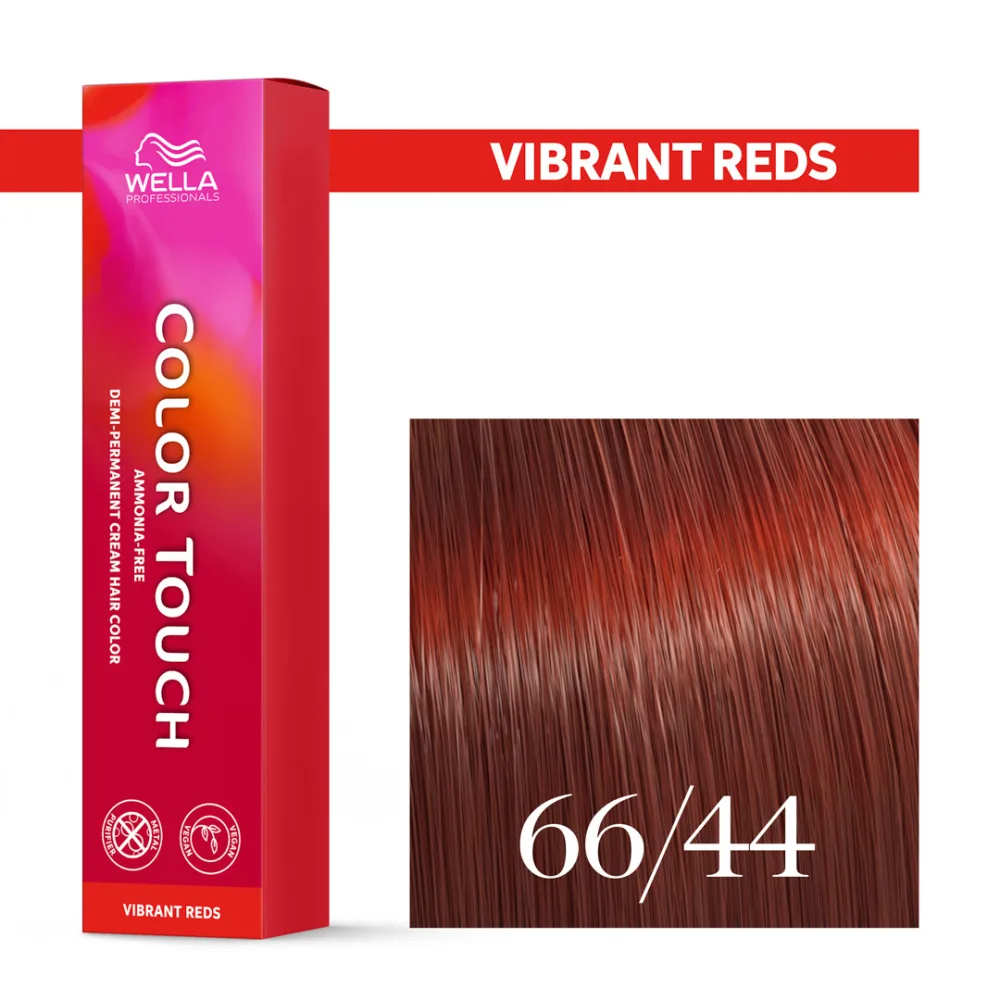 Тонирующий крем для волос Wella Professionals Color Touch, без аммиака, 60 мл, оттенок 66/44