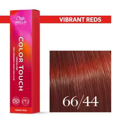 Тонирующий крем для волос Wella Professionals Color Touch, без аммиака, 60 мл, оттенок 66/44