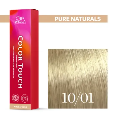 Тонирующий крем для волос Wella Professionals Color Touch, без аммиака, 60 мл, оттенок 10/01