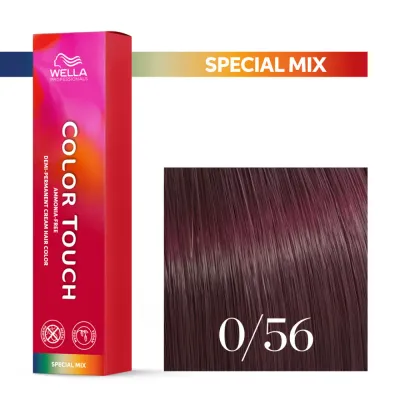 Тонирующий крем для волос Wella Professionals Color Touch, без аммиака, 60 мл, оттенок 0/56