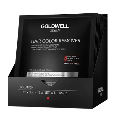 Средство для удаления краски с волос Goldwell System BondPro+ Hair Color Remover, концентрат, 12 × 30 г