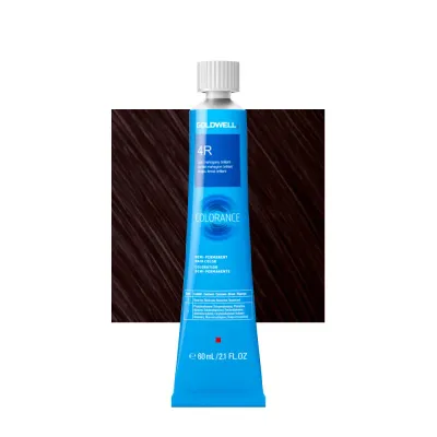 Полуперманентная краска для волос Goldwell Colorance Color Infuse, без аммиака, 60 мл, оттенок 4R