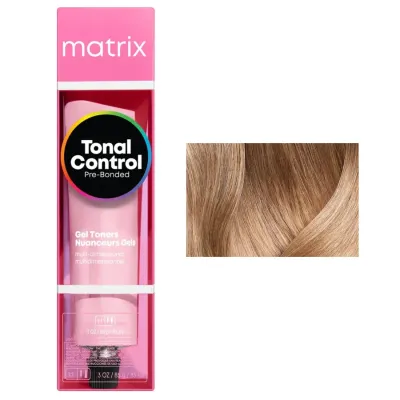 Тонер для волос Matrix Tonal Control Pre-Bonded, гелевый, без аммиака, 90 мл, оттенок 9RG