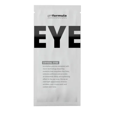 Патчи для кожи вокруг глаз pHformula Crystal Eyes против морщин, с эффектом лифтинга, 2 шт