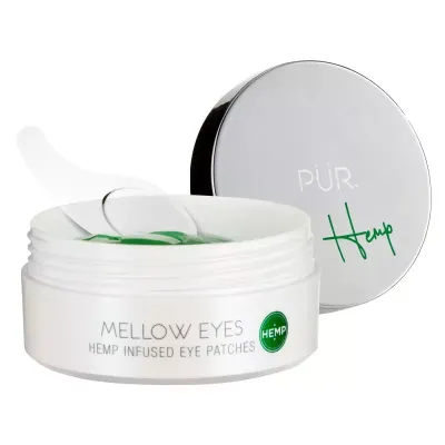 Гидрогелевые патчи для кожи вокруг глаз Pur Mellow Eyes Hemp Infused, против отёков, 30 пар
