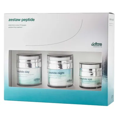 Набор Dottore Peptide Set: дневной крем 50 мл, ночной крем 50 мл и крем для кожи вокруг глаз 15 мл