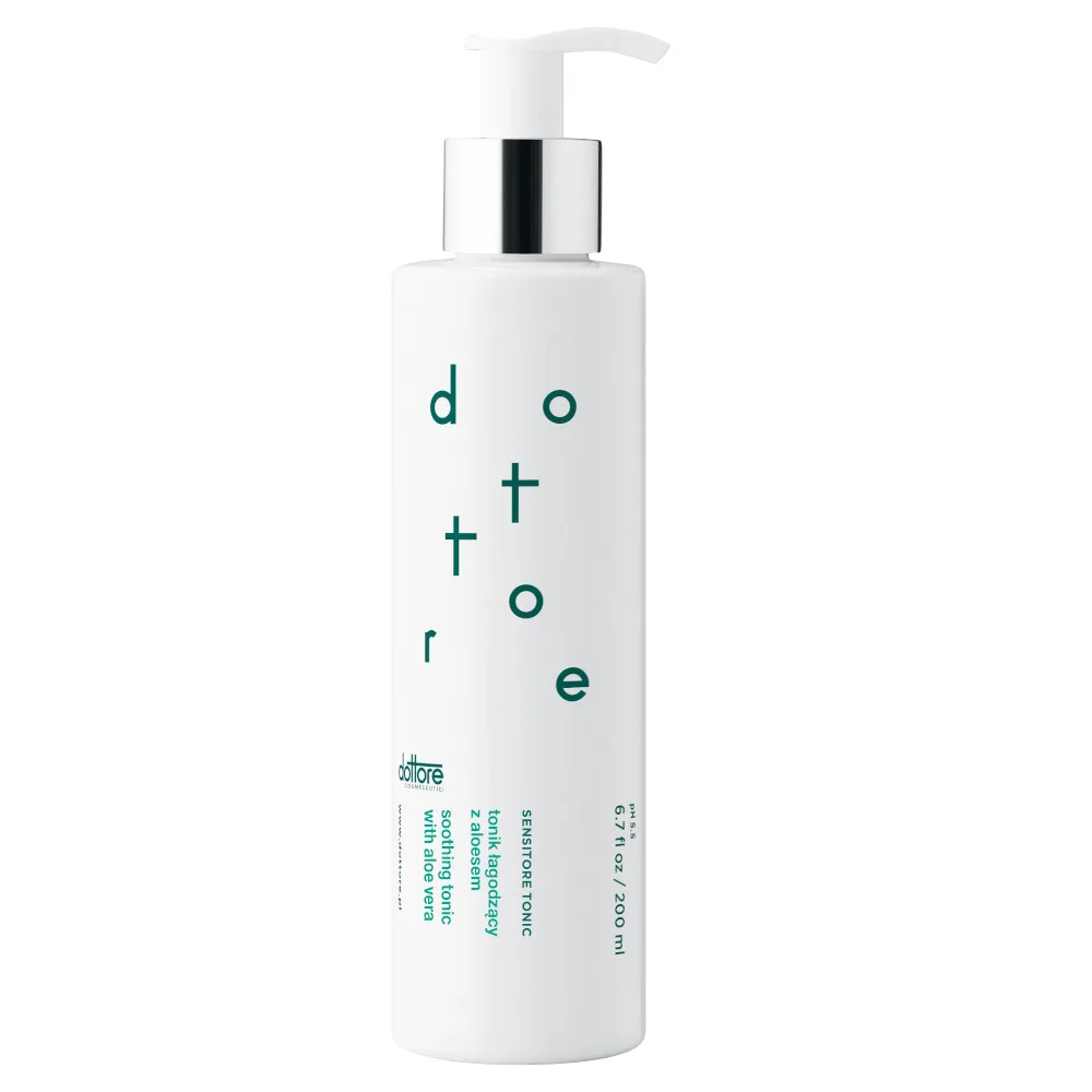 Тоник для лица Dottore Sensitore Tonic успокаивающий, с алоэ, без спирта, для чувствительной кожи, 200 мл