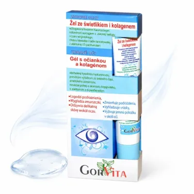 Гель для кожи вокруг глаз Gorvita с очанкой и коллагеном, 20 мл