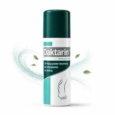 Противогрибковая пудра в аэрозоле Daktarin, миконазол 20 мг в 1 г, 100 г