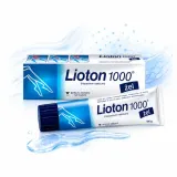 Гель для ног Lioton 1000 с гепарином, от отёков и тяжести в ногах, 100 г — фото 1